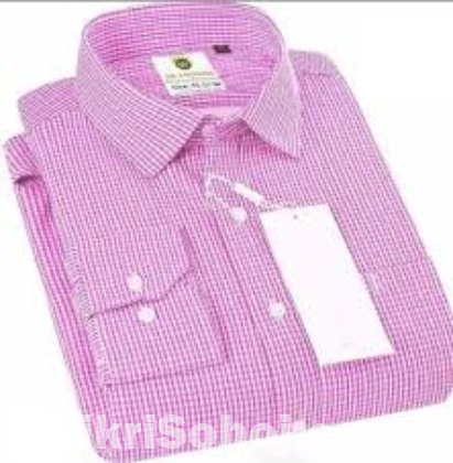 Cotton Official Formal Check Shirt